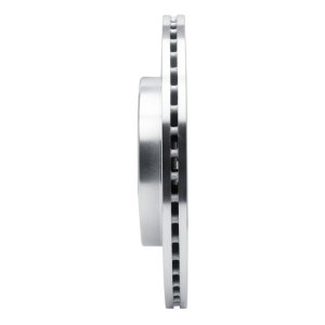 Buick Enclave Brake Rotor (1) - Rear Left - R1 Concepts - Drilled & Slotted - Silver - `17-`25